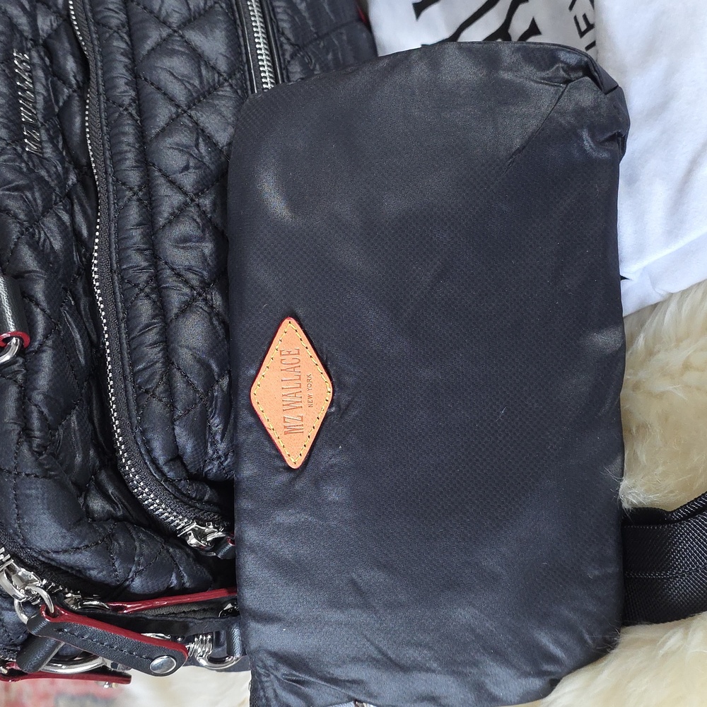 Gorgeous NWOT MZ Wallace Black Quilted Bag 🖤🎁 - Picture 4 of 16
